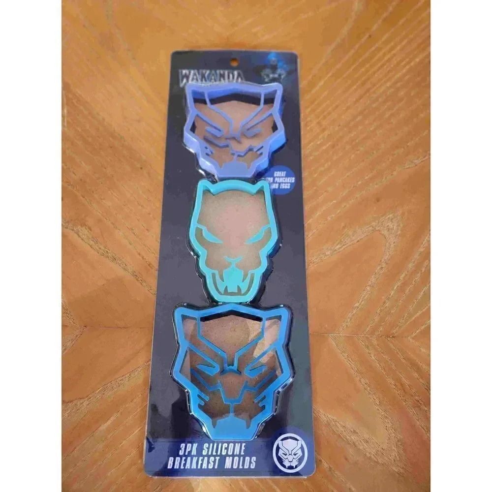 Marvel Wakanda forever 3 pack silicone breakfast molds